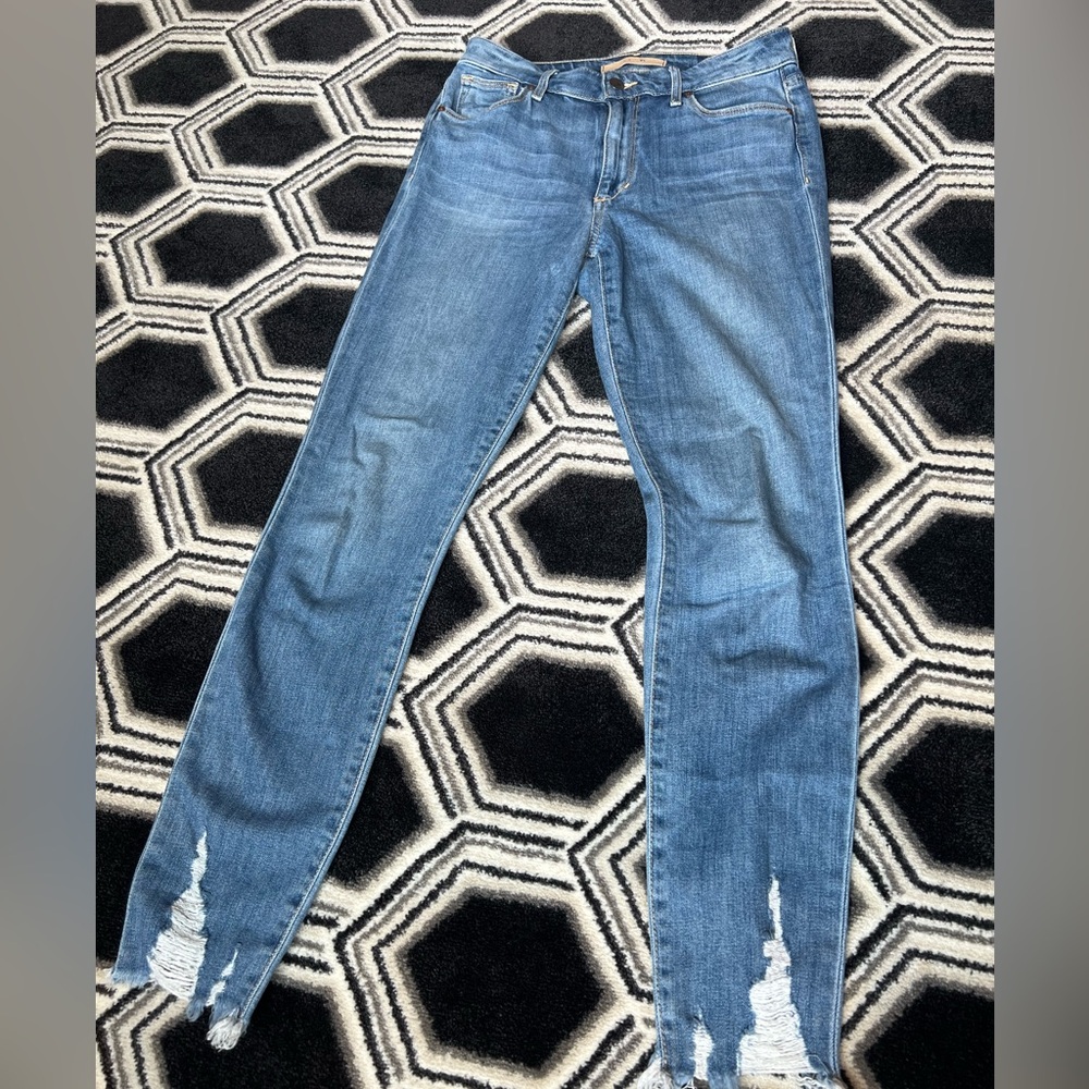 Joe’s high rise skinny ankle jeans